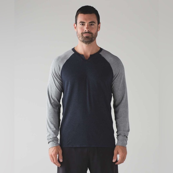 lululemon athletica Other - Lululemon Bodhi Long Sleeve L Heathered Inkwell Grey Vitasea